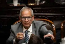 Cruces y chicanas en el informe de gestión de Manuel Adorni Sergio Palazzo Diputado nacional de Unión por la Patria - Foto: NA