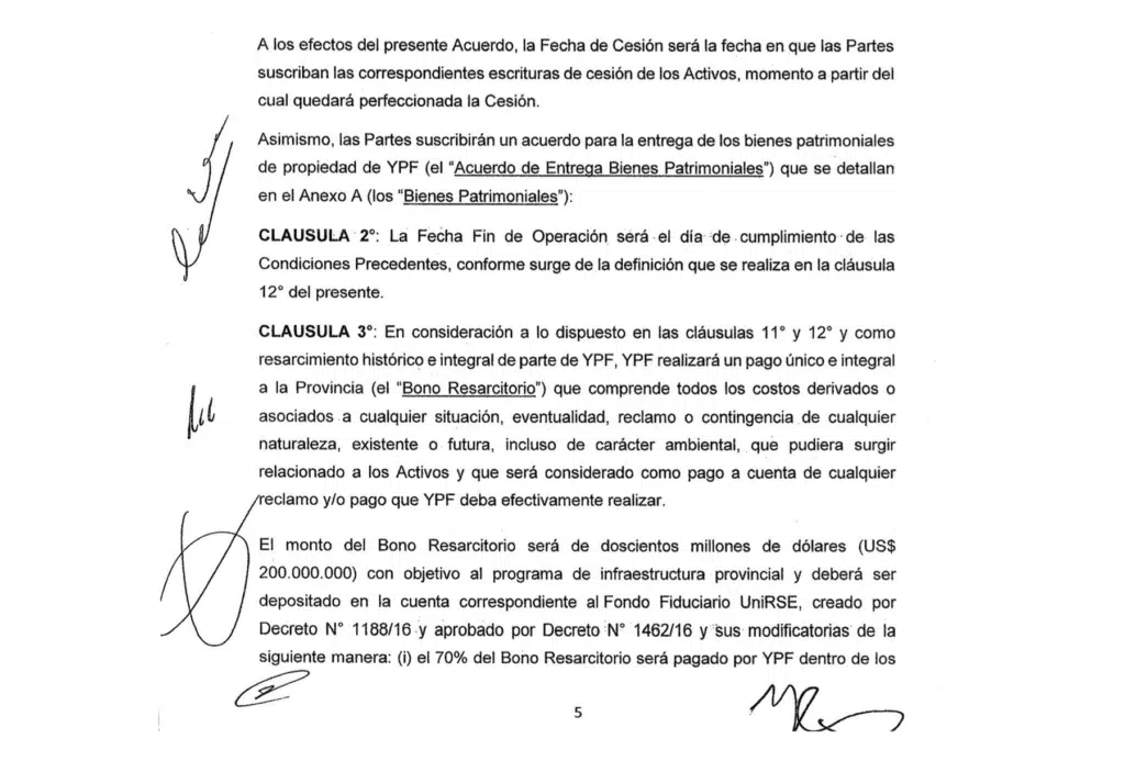 Este es el vergonzoso acuerdo del Gobernador con YPF