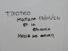 Activan protocolo en escuelas ante amenazas de tiroteo en Caleta Olivia y Piedra Buena