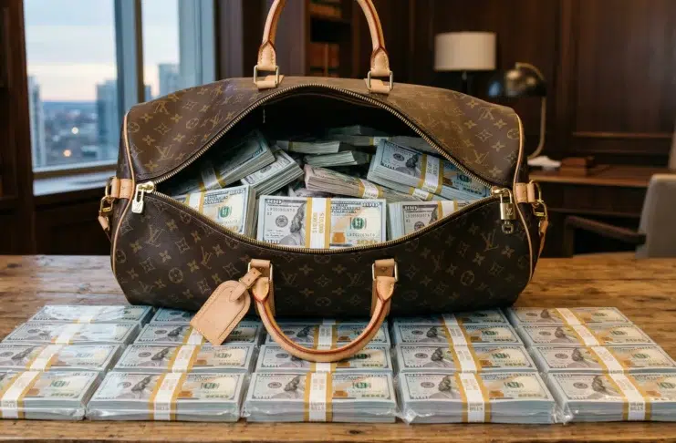 Argentina es el paradigma que hace al dicho “Detrás de una gran fortuna, hay un delito”. El mundo funciona así y nuestro país es la cuna de los ladrones de guantes blanco - Foto: Generada con IA