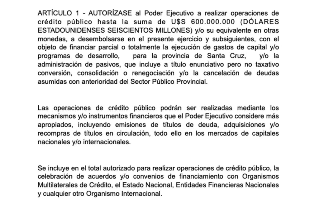 El gobierno busca consenso en los gremios para tomar 600 millones de dólares de deuda