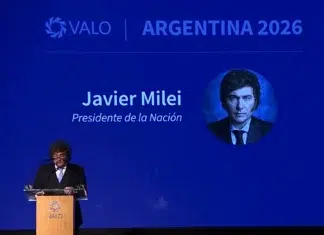 Milei encabeza el aniversario de la Bolsa de Rosario Milei ratificó el apretón monetario contra la inflación