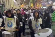 Frente Sindical se movilizó por reclamo salarial Frente Sindical se movilizó por reclamo salarial
