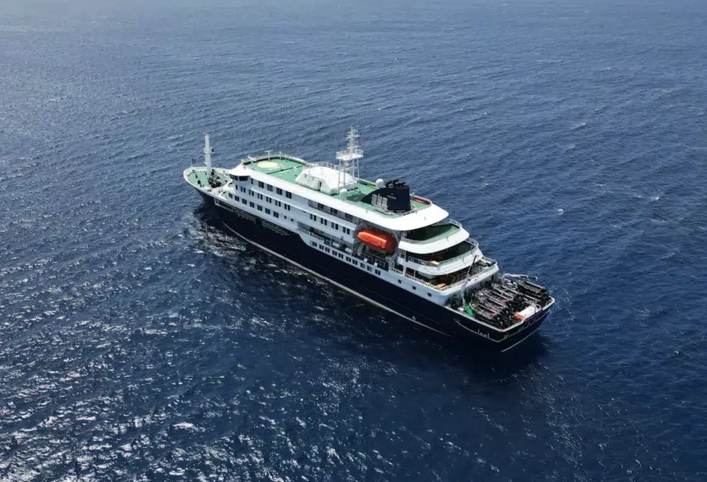El crucero MV Hondius -