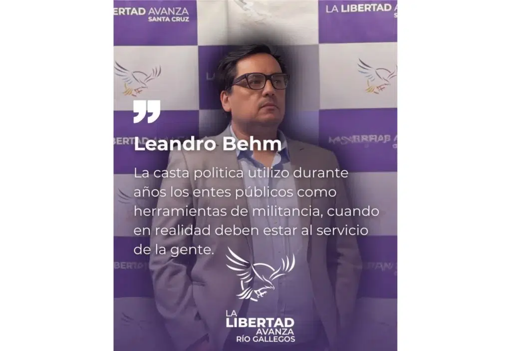 Leandro Behm de La Libertad Avanza