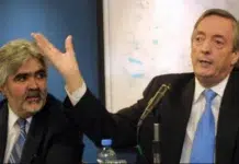 A 30 años de la desaparición de “los fondos de Santa Cruz” un ciudadano pide la creación de una Comisión investigadora Néstor Kirchner junto a Sergio Acevedo -