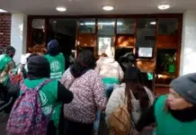 Imputan a 5 integrantes de ATE por destrozos en una marcha en Comodoro Rivadavia