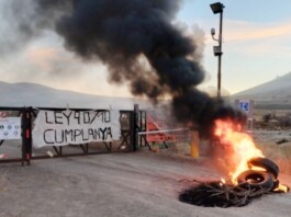 Piquetes y reclamos en el yacimiento Cerro Negro por despidos sin causa por parte de la minera Newmont