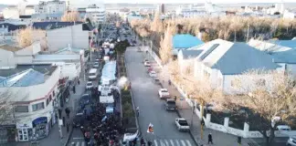 Policías marcharon en Río Gallegos a un mes del reclamo salarial - Foto: OPI Santa Cruz/Francisco Muñoz