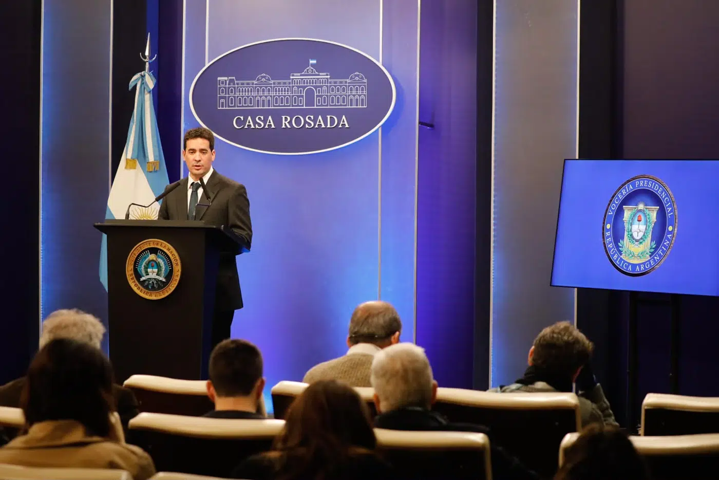 El vocero de la Presidencia de la Nación Adrián Ravier - Foto: Presidencia