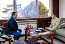 Melella y Vuoto analizaron la crítica situación provincial Melella y Vuoto analizaron la crítica situación provincial