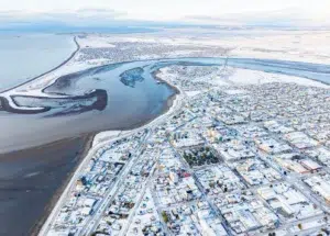 Río Grande Tierra del Fuego en invierno - Río Grande Tierra del Fuego en invierno -
