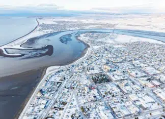 INDEC registró 48 mil personas pobres en Tierra del Fuego Río Grande Tierra del Fuego en invierno -