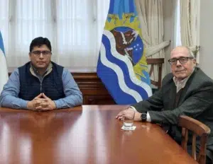 Claudio Vidal junto a Eduardo Sosa en la residencia de la gobernación - Claudio Vidal junto a Eduardo Sosa en la residencia de la gobernación -