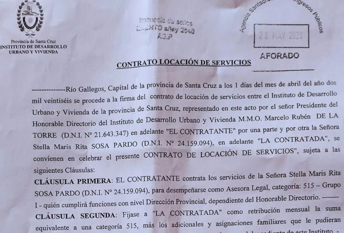 Las contrataciones foráneas del IDUV demuestra que plata hay en la provincia
