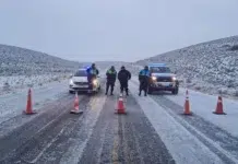 Se registraron intensas nevadas en el sur de Chubut Se registraron intensas nevadas en el sur de Chubut