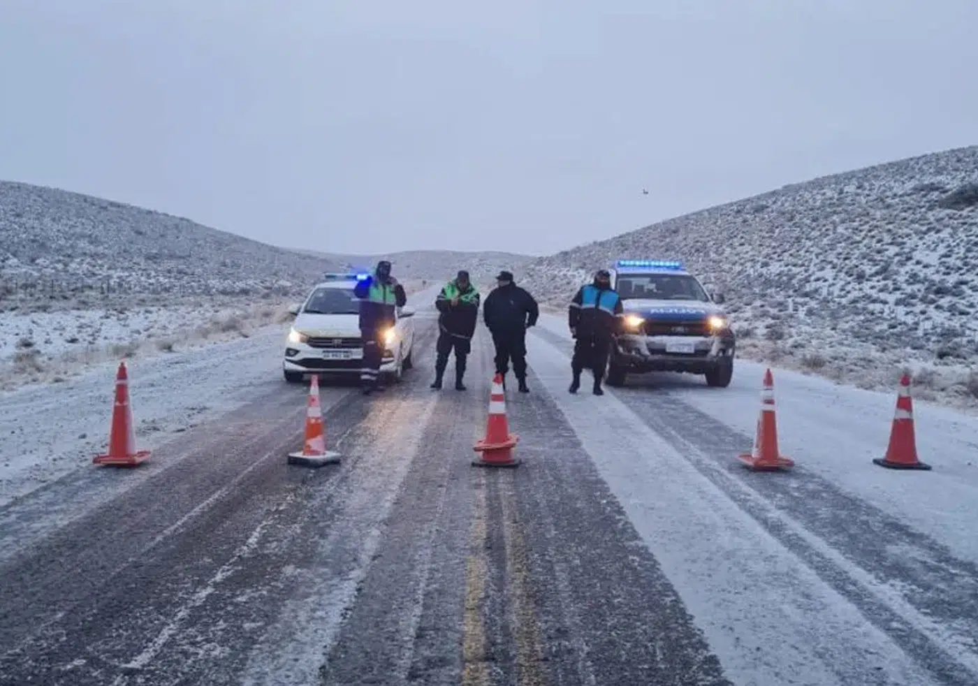 Se registraron intensas nevadas en el sur de Chubut Se registraron intensas nevadas en el sur de Chubut