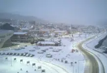Municipalidad Ushuaia establece protocolo vial preventivo ante hielo negro Ushuaia capital de Tierra del Fuego -
