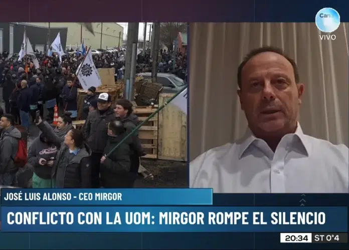 Mirgor cruzó a la UOM por el paro fabril en Río Grande