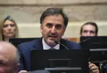 El oficialismo cedió el capítulo de tierras por acusaciones y trabas El senador nacional Joaquín Benegas Lynch - Foto: Juan Carlos Cárdenas/Comunicación Senado
