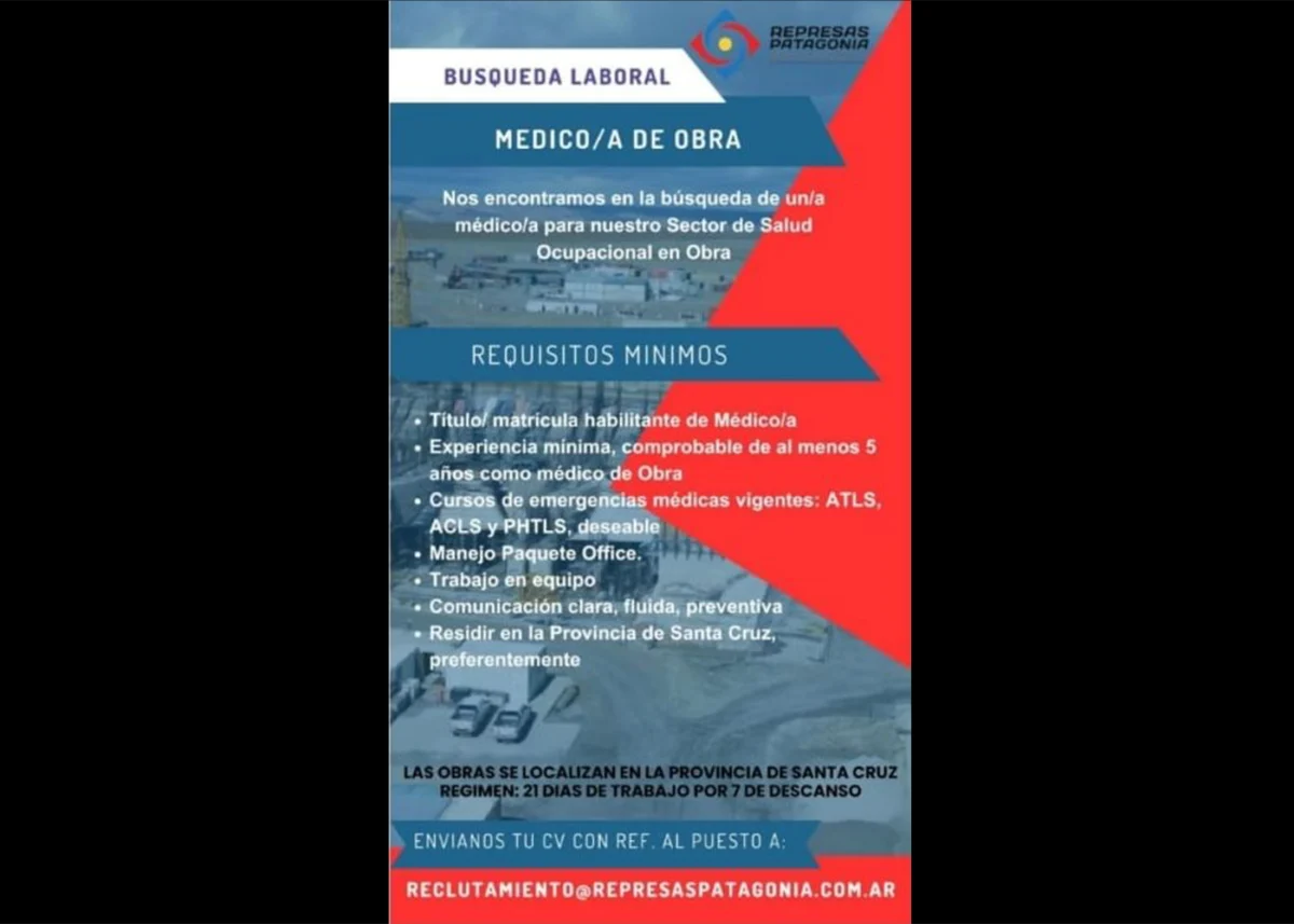 Las Represas siguen sin medicina laboral. El “factor chino” tiene total injerencia. Eling e Hidrocuyo ya no pesan y el agujero negro de los fondos hace que la plata no alcance