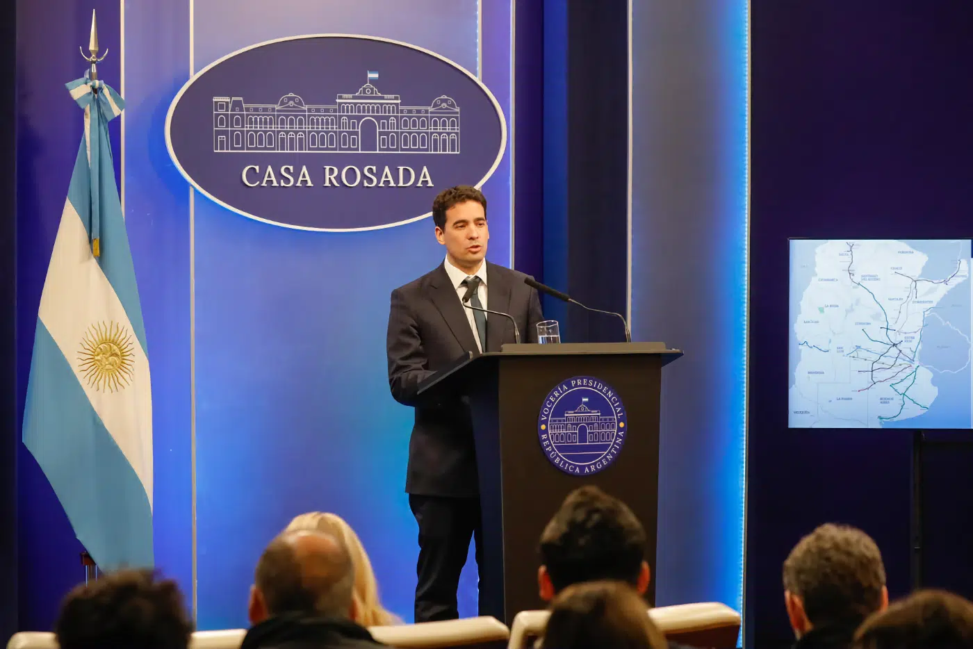 El vocero presidencial, Adrián Ravier - Foto: Presidencia El vocero presidencial, Adrián Ravier - Foto: Presidencia