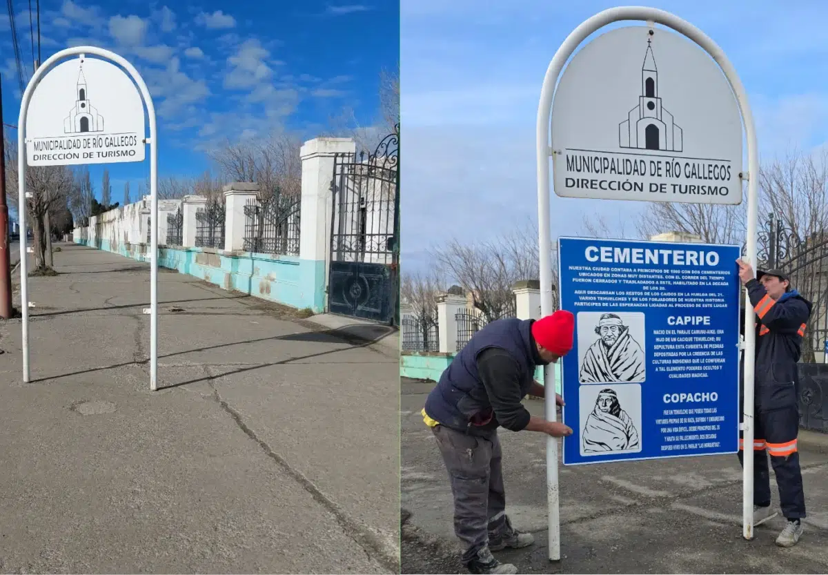 En el cementerio de Río Gallegos la municipalidad enterró la cultura
