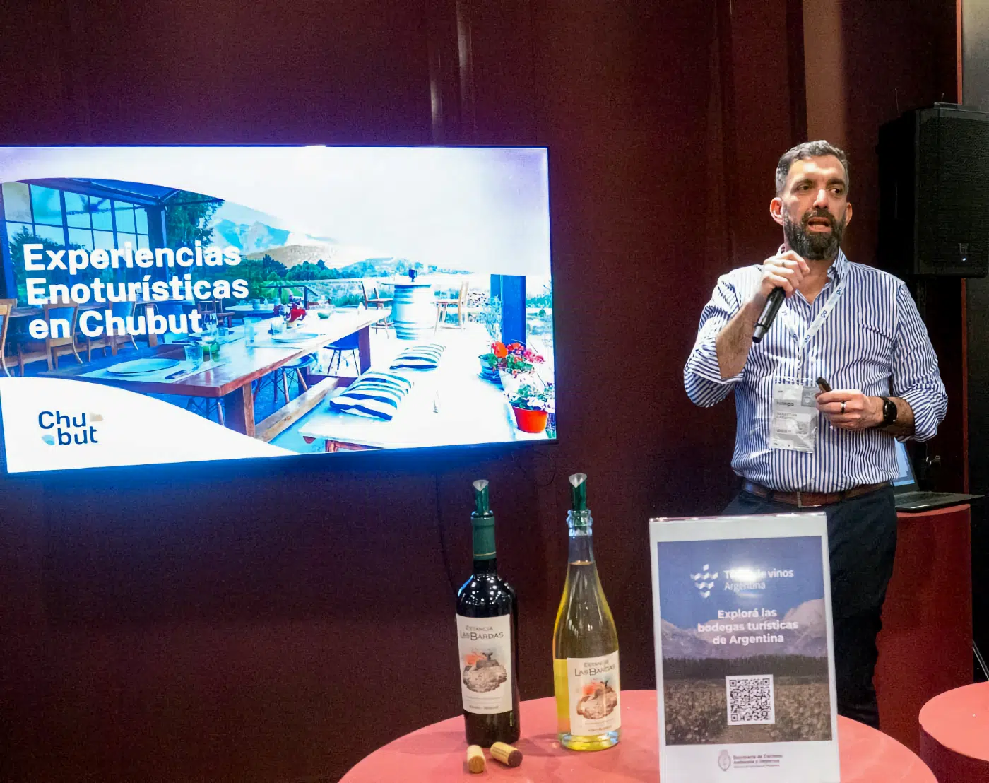 Chubut expone su matriz enoturística en la feria Hotelga 2026 Chubut expone su matriz enoturística en la feria Hotelga 2026