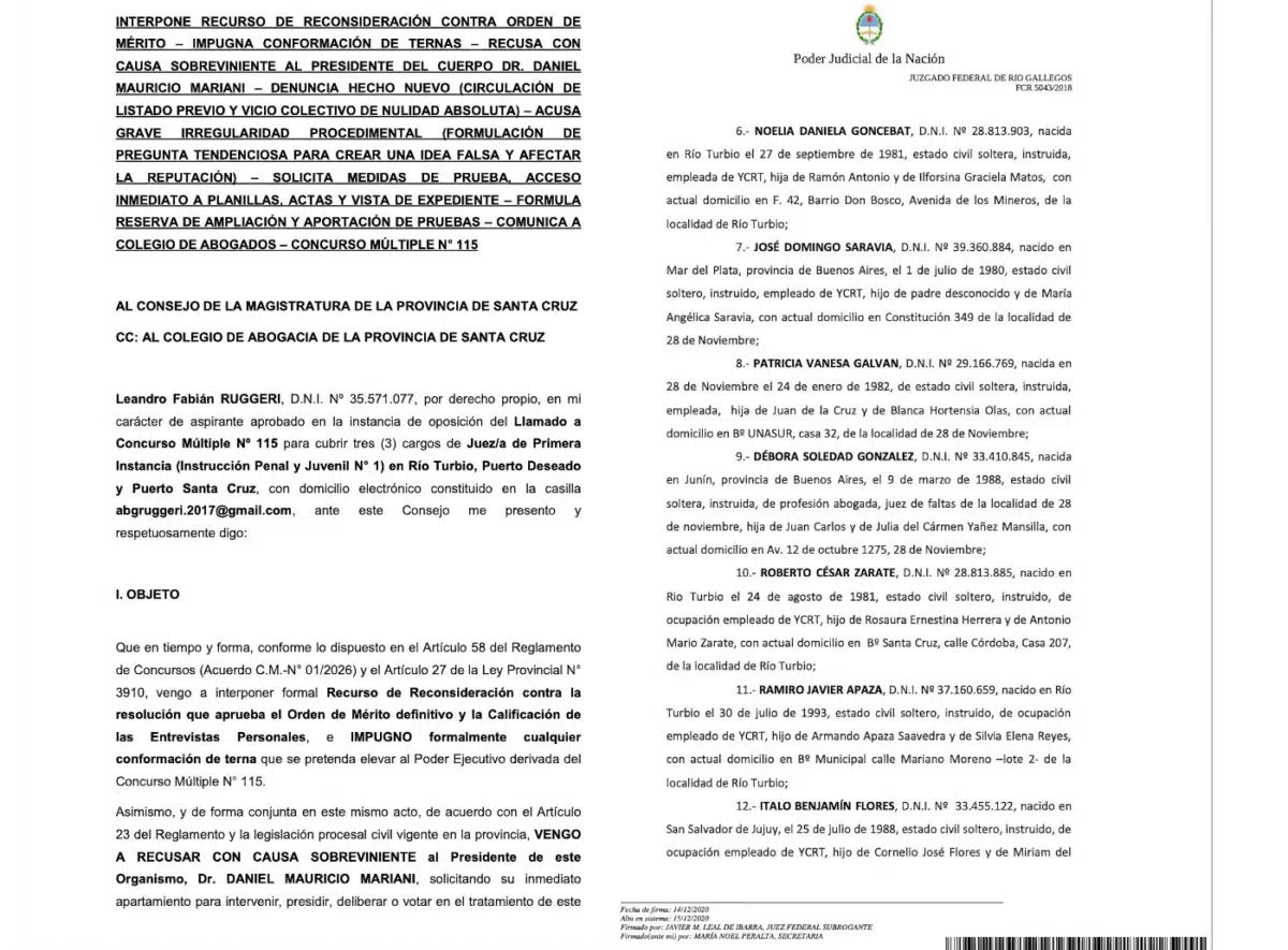 Claudio Vidal está cambiando la justicia en Santa Cruz; conozca cómo y cuál es el perfil de algunos candidatos procesados