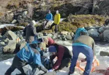 Una turista francesa murió por una avalancha en El Chaltén Una turista francesa murió por una avalancha en El Chaltén