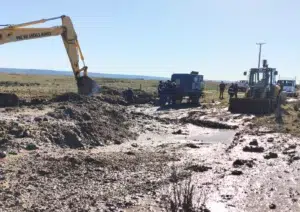 Una rotura en el acueducto de 700 mm afecta la red de Río Gallegos Una rotura en el acueducto de 700 mm afecta la red de Río Gallegos