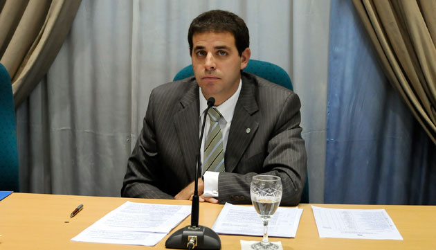 El Diputado del Frente para la Victoria Alexis Quintana (FPV-La Cámpora) - Foto: OPI Santa Cruz/Francisco Muñoz