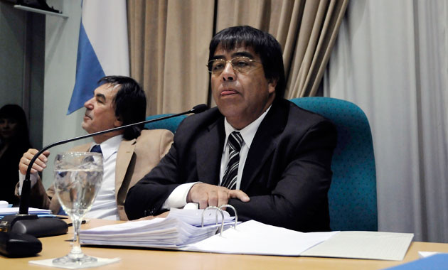 El Presidente del bloque Justicialista de la Legislatura, diputado Rubén Contreras - Foto: OPI Santa Cruz/Francisco Muñoz