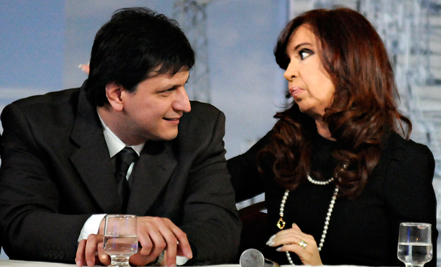 El Diputado de La Cámpora Mauricio Gomez junto a la Presidenta de la Nación Cristina Fernández de Kirchner - Foto: OPI Santa Cruz/Francisco Muñoz