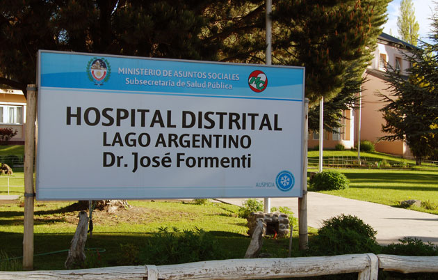 Hospital distrital Lago Argentino Dr. José Formenti – Foto: OPI Santa Cruz/Francisco Muñoz