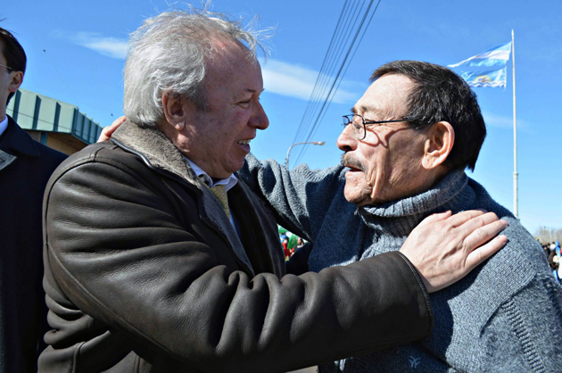 El Gobernador Peralta en Puerto San Julian - Foto: Prensa Gob